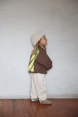Sarı Sırt Baskılı Çocuk Eşofman Takımı - 1