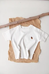 Palamut Nakışlı Oversize T-shirt - 4