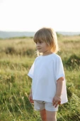 Beyaz Oversize T-shirt ve Şort Takım - 6