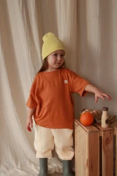 Ahtapot Nakışlı Oversize T-shirt - 1