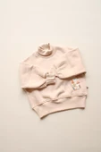 Balıkçı Yaka Oversize Polarlı Sweatshirt 1-5 Yaş - 2