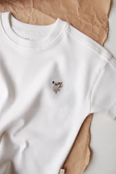 Koala Nakışlı Oversize T-shirt - 6