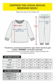 Animaux Desenli %100 Pamuk Unisex Çocuk Pijama Takımı - 4