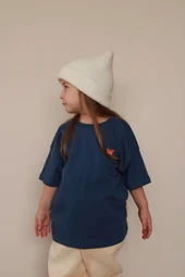 Yengeç Nakışlı Oversize T-shirt - 7