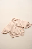 Balıkçı Yaka Oversize Polarlı Sweatshirt 1-5 Yaş - 4