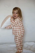 Ekoseli Bebek Çocuk Pijama Takımı - 5