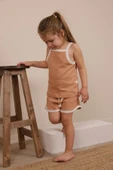 Sütlü Kahve Askılı Şortlu Takım thumbnail 1