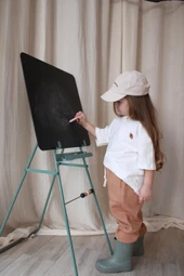 Palamut Nakışlı Oversize T-shirt - 2