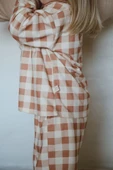 Ekoseli Bebek Çocuk Pijama Takımı - 4
