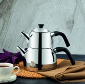 Zest Bohem Mini Boy İndiksiyon Tabanlı Çaydanlık Takımı Siyah - 1