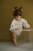 Renkli Baskılı Bebek Uzun Kollu Tulum - 7
