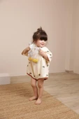 Zeytin Baskılı Oversize Tulum - 8