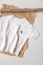 Palamut Nakışlı Oversize T-shirt - 7