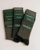 Missbella Bambu Desenli Erkek Çorap - 1