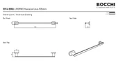 Bocchi Livorno Havluluk Uzun 50 cm Krom 3014-0006 - 2