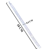 Ferizz 316L  Çelik Su Yolu Baget Zirkon Taşlı Bileklik BLK-519 thumbnail 4