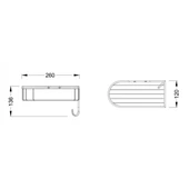 Bocchi Orient Köşe Tel Sabunluk Altın 3050-0004-EG thumbnail 2