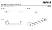 Bocchi Trieste Havluluk Uzun 39 cm Krom 3013-0006 - 2