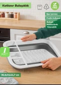 Bulaşıklık Katlanır Tabaklık Bardaklık Silikon Tabaklık Bpa Free - 2