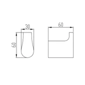 Bocchi Trieste Bornoz Askılık Krom 3013-0001 thumbnail 2