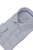 Erkek Puantiyeli Slim Fitt Uzun Kol Gömlek 2402 BGL-ST04385 thumbnail 9