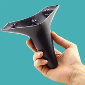 Mobilya Koltuk Kanepe Tv Ünitesi Yükseltme Destek Ayağı 12 cm Siyah Ayakları 20'li Set thumbnail 5