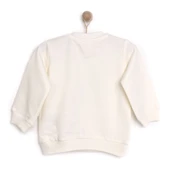 Basic Kız Az Şardonlu Balerin Baskılı Sweatshirt Kız Bebek - 2