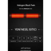 Ardonat Halogen Black Twin - Dış Mekan Isıtıcı - 2