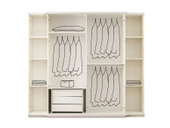 DUBAİ MDF LEDLİ BAZALI YATAK ODASI TAKIMI thumbnail 5