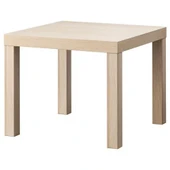 IKEA Lack Orta Sehpa Yan Sehpa 55x55 Cm Meşe Görünümlü - 1