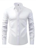 Erkek Slim Fitt Uzun Kol Gömlek 2290 BGL-ST04378 - 1