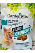Garden Mix Somon Balıklı, İçi Dolgulu Çıtır Kedi Ödülü 60 Gr - 1