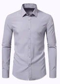 Erkek Slim Fitt Uzun Kol Gömlek 2290 BGL-ST04378 - 5