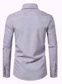 Erkek Slim Fitt Uzun Kol Gömlek 2290 BGL-ST04378 - 8