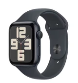 Apple Watch SE GPS 40 mm Gece Yarısı Alüminyum Kasa ve Gece Yarısı Spor Kordon - S/M - 1