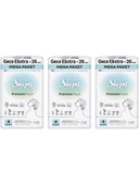 Sleepy Bio Natural Premium Plus Hijyenik Ped Mega Paket Gece Extra 26 x 3 (78 Adet) - 2