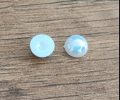 Dekoratif Yarım Inci 8mm Sedefli Beyaz 40 Adet Takı Süsleme - 2