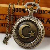 Türk Bayraklı Köstekli Saat - 1