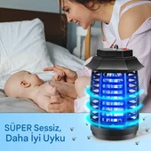 QASUL Tasarruflu UV Işıklı Elektrikli Sinek Kovucu Gece Lambası Kokusuz Sessiz - 6
