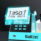 Bakon BK602S 90w İntelligent Isı Ayarlı 2 in 1 Havya İstasyonu - 4