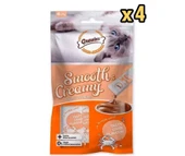 Gnawlers Krema Kedi Ödülü Somonlu Yengeçli 4x15 Gr x 4 Adet - 1