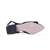 Scarletta S2 Siyah Saten 3Cm Kadın Topuklu Ayakkabı - 3