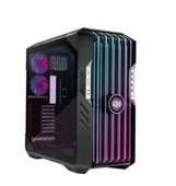 CM HAF700 EVO Tempered Glass ARGB Ledli LCD Ekran Mesh Ön Panel, Titanyum Gri Renkli FullTower Kasa - 5