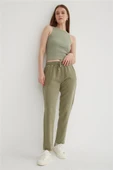 FASHION FRIENDS KADIN BELİ BAĞLAMALI PANTOLON 25Y0477K1 - 9