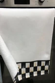Valerine Life Mutfakta Aşk Var Mutfak Kurulama Fırın Beyaz El Havlusu %100 Pamuklu 35x50cm 2 Adet - 3