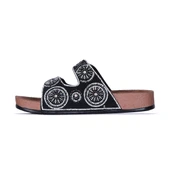 Pienn 2 Tokalı Taşlı Kadın Düz Terlik thumbnail 5