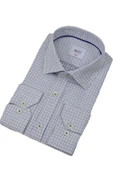 Erkek Puantiyeli Slim Fitt Uzun Kol Gömlek 2380 BGL-ST04375 thumbnail 1