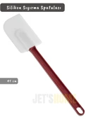 Silikon Spatula Karıştırma Spatulası Sıyırma Spatulası Isıya Dayanıklı Asma Delikli Büyük Boy 41 cm - 4