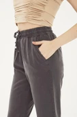 FASHION FRIENDS KADIN BELİ BAĞLAMALI PANTOLON 25Y0477K1 - 3