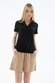 FASHION FRIENDS KADIN POLO V YAKA T-SHİRT 25Y0603K1 - 6